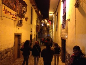Straße in Cusco
